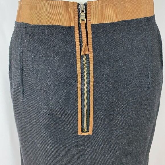 NWT Loft Black Wool Skirt - Picture 4 of 7